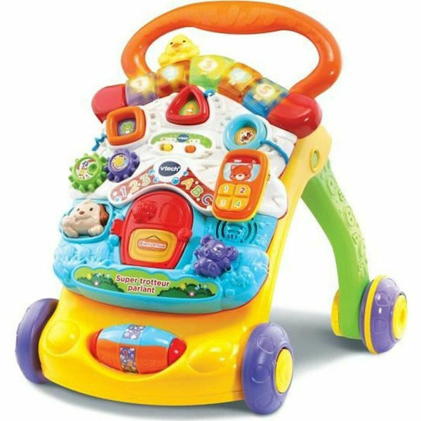 Trehjuling Vtech Super Trotteur Parlant 2 En 1 Orange (FR)