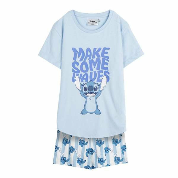 Pyjamas Barn Stitch Blå 12 år