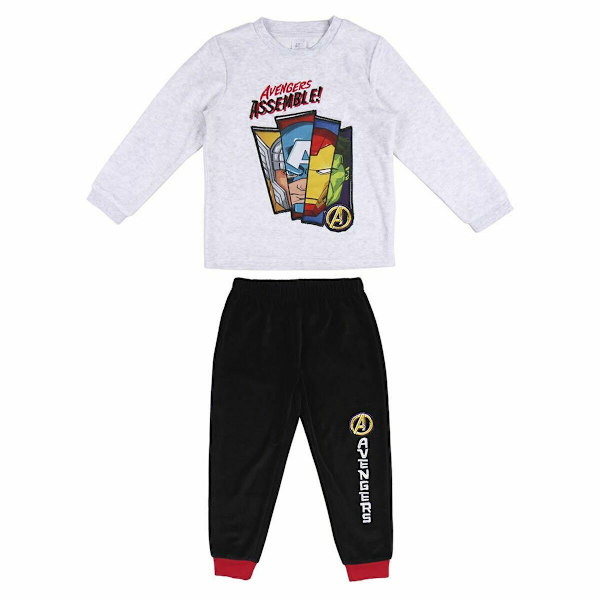 Pyjamas Barn The Avengers Grå 4 år