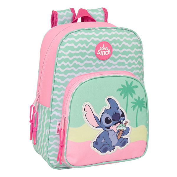Skolryggsäck Lilo & Stitch Ice cream Rosa 26 x 34 x 11 cm