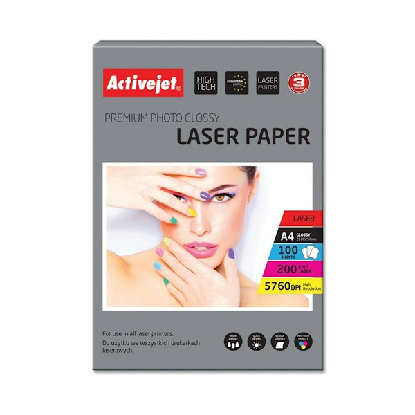 Fotopapper Blankt Activejet AP4-200G100L A4 100 Blad 21 x 29,7