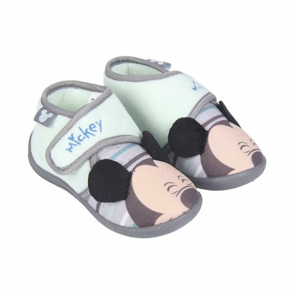 Hustofflor Mickey Mouse Grön Ljusgrön 21