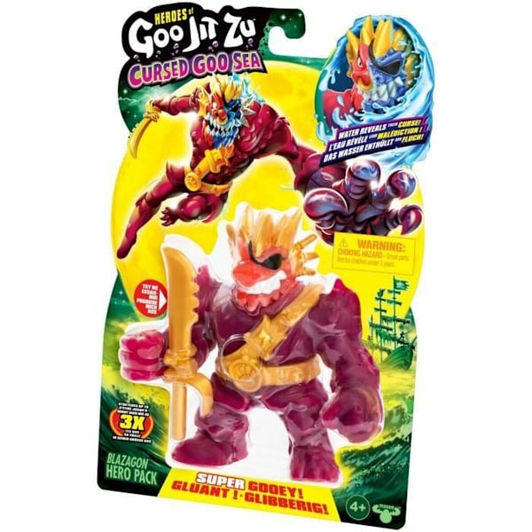 Actionfigurer Goo Jit Zu Cursed Goo Sea GJZ Blazagon