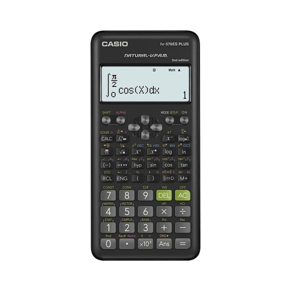 Vetenskaplig Kalkylator Casio FX-570ESPLUS-2 BOX Svart