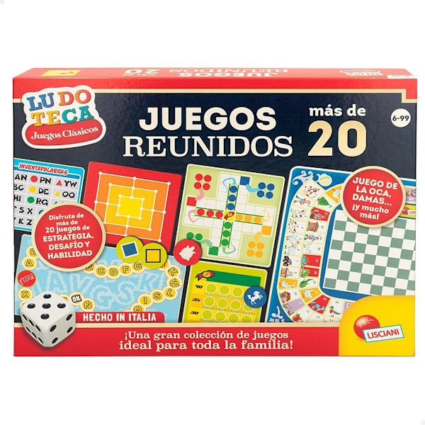Sällskapsspel Lisciani Giochi Juegos reunidos 40 x 0,1 x 33 cm