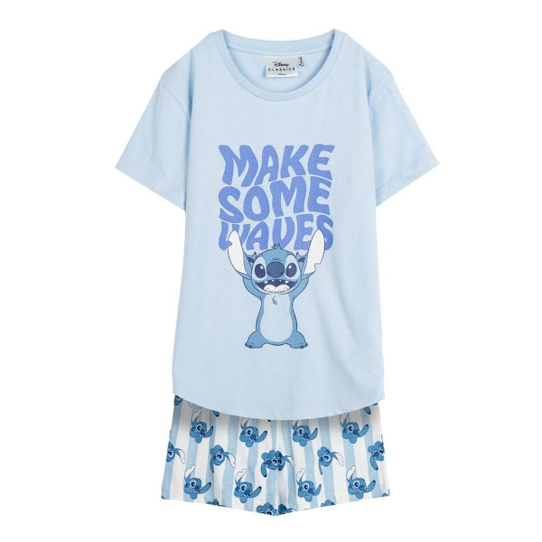 Sommarpyjamas Stitch Blå 14 år