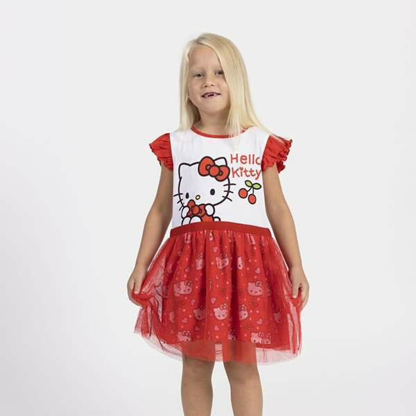Klänning Hello Kitty Röd 4 år