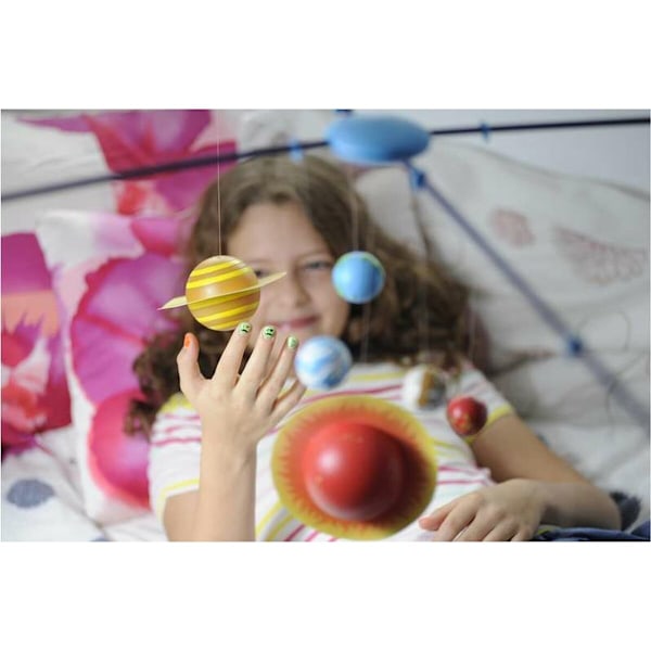 Utbildningsspel Hape Kit sistema solare rotante in 3D 37,3 x