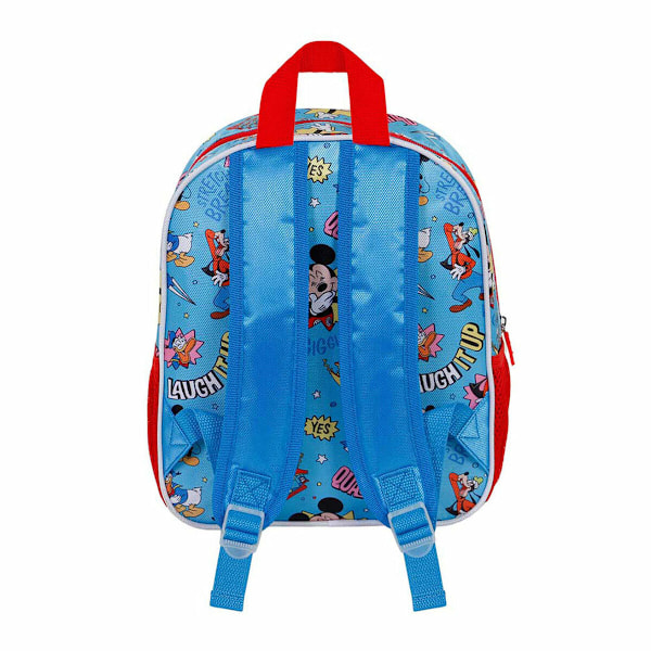 Skolryggsäck 3D Mickey Mouse Karactermania Blå 26 x 11 x 31 cm