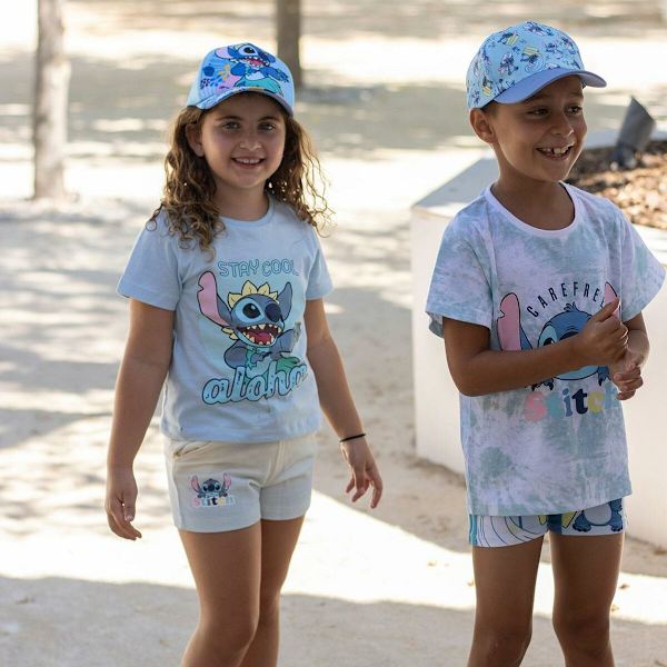 Pyjamas Barn Stitch Ljusblå 6 år