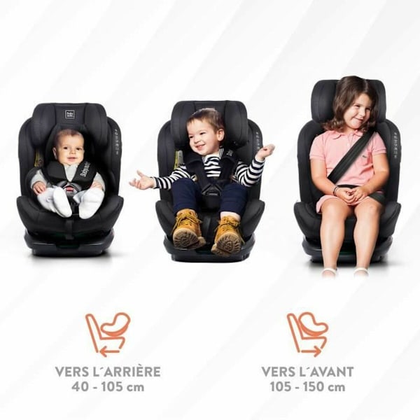 Bilstol Babyauto GYRO BLACK LINE EMBOSSED Svart 0 (de 0 a 10
