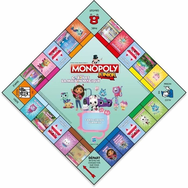 Sällskapsspel Winning Moves Monopoly Junior Gabby and the Magic