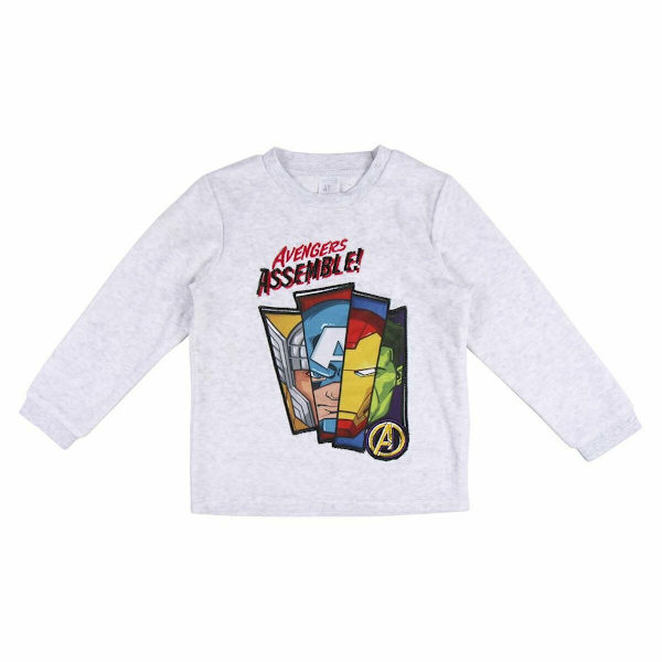 Pyjamas Barn The Avengers Grå 3 år