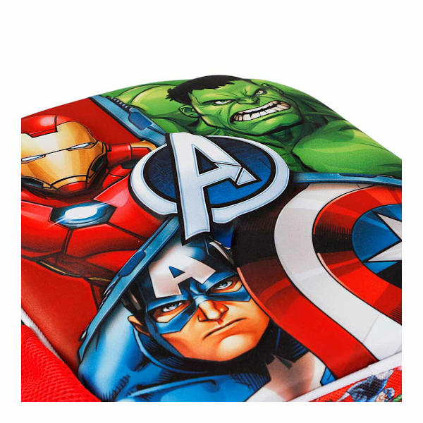 Skolryggsäck 3D The Avengers Karactermania Röd 26 x 11 x 31 cm