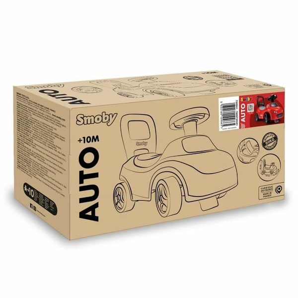 Trehjuling Smoby Svart Röd 2 i 1