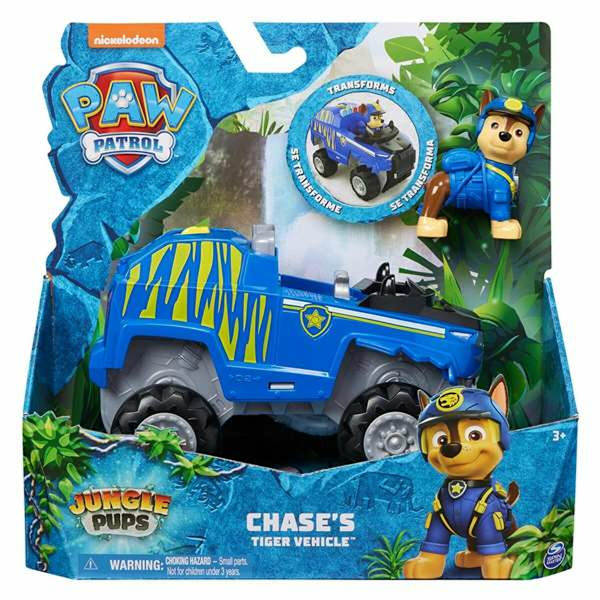 Liten leksaksbil The Paw Patrol Jungle Multicolour Svart/Blå