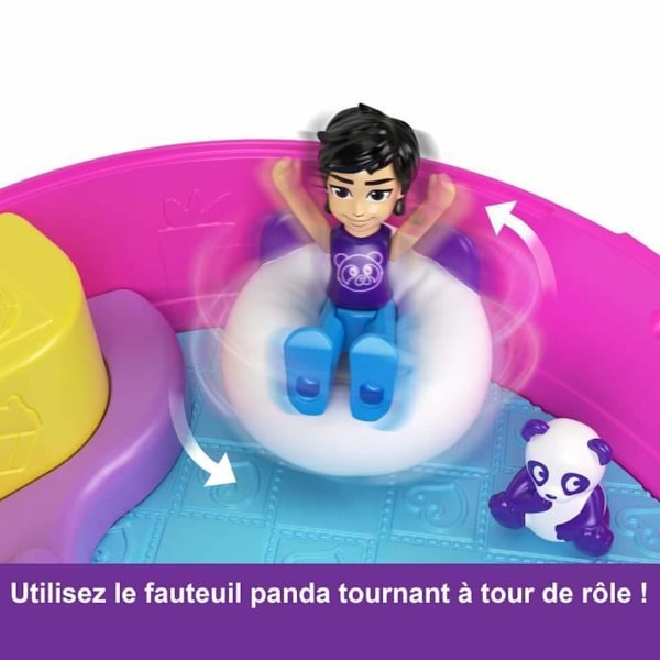 Playset Polly Pocket Panda Bubble Tea-Box with 2 mini-figures