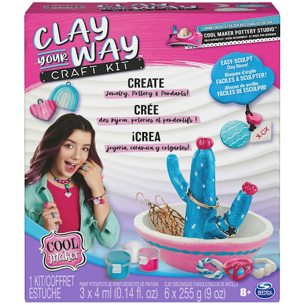 Armbands- och halsbandssats Spin Master Clay your way Plast