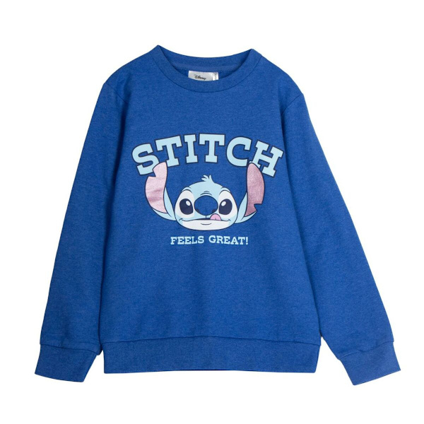 Tröja utan huva Stitch Mörkblå 12 år