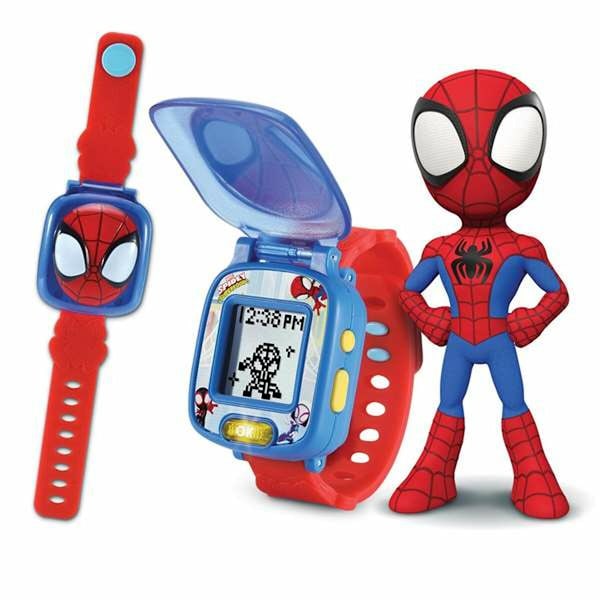 Barnklocka Spidey 22,5 x 4,8 x 3 cm Multifunktion