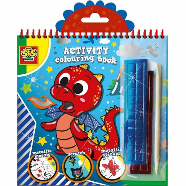 Målarbilder SES Creative Activity Colouring Book 3 i 1