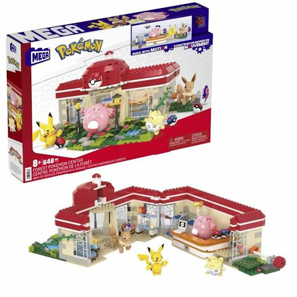 Konstruktionssats Pokémon Mega Construx - Forest Pokémon Center