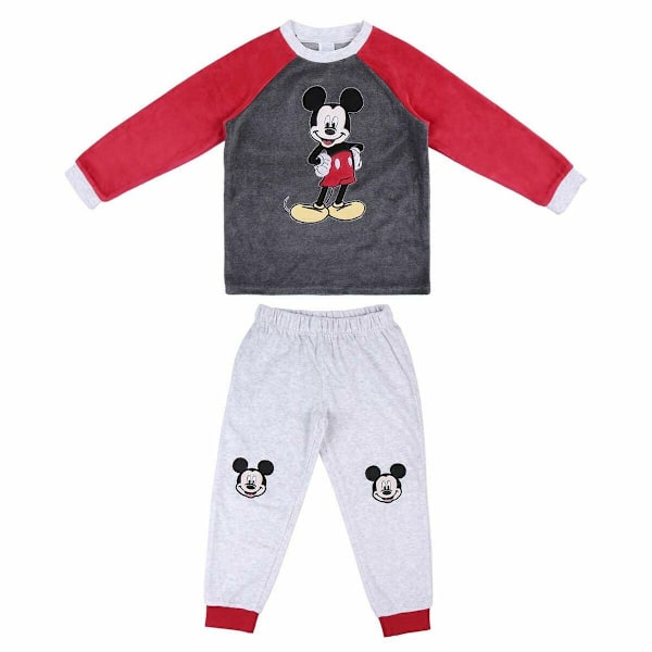 Pyjamas Barn Mickey Mouse Grå 3 år