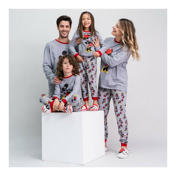 Pyjamas Barn Mickey Mouse Grå 8 år