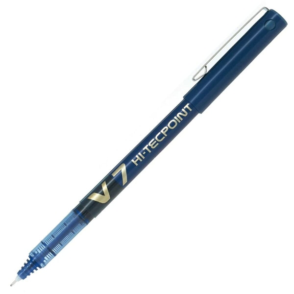 Penna för flytande bläck Pilot V-7 Hi-Tecpoint Blå 0,5 mm (12