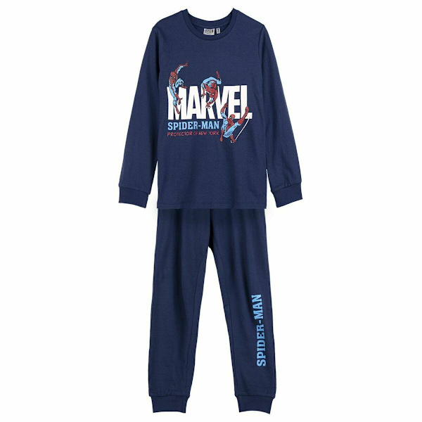Pyjamas Barn Spider-Man Mörkblå 5 år