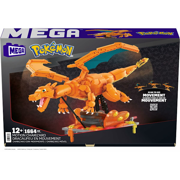 Konstruktionssats Pokémon Mega Construx - Motion Charizard 1664