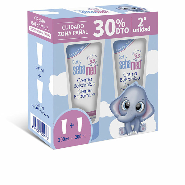Babykräm för daglig stjärtvård Sebamed Baby 200 ml x 2