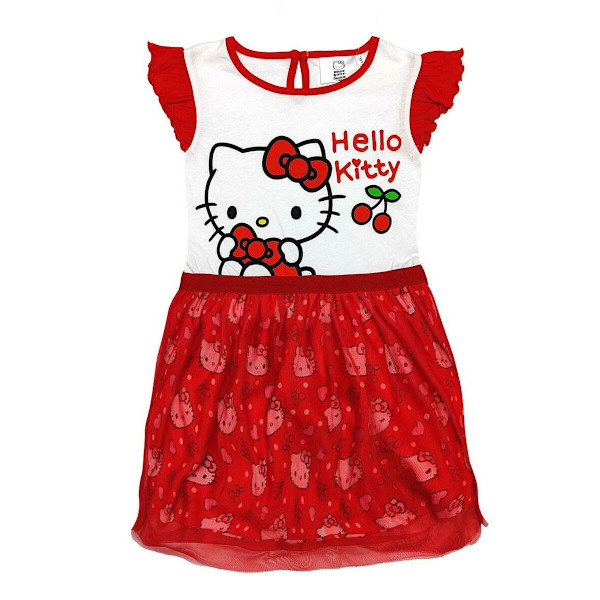 Klänning Hello Kitty Röd 6 år