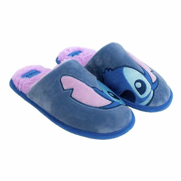 Hustofflor Stitch Blå 34-35