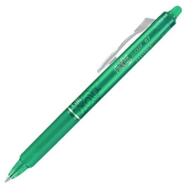 Penna Pilot Frixion Clicker Suddbart bläck Grön 0,4 mm (12