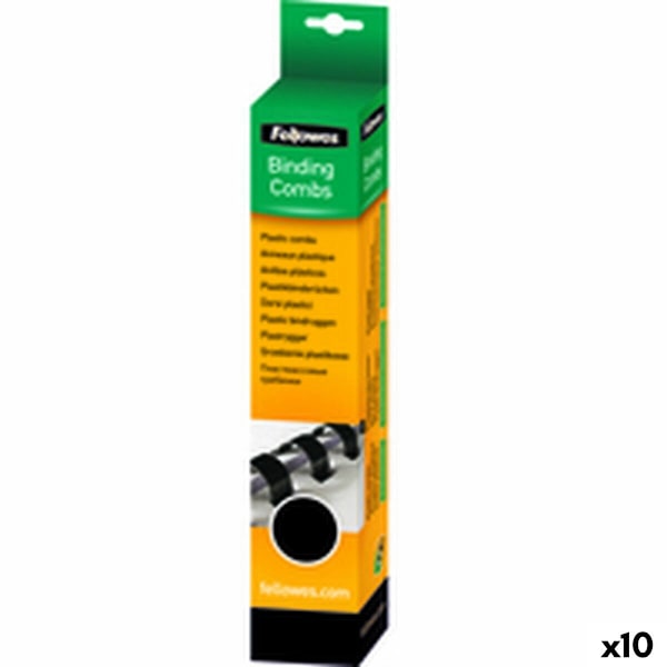Bindande spiraler Fellowes 5330702 Svart 8 mm A4 PVC Plast (25