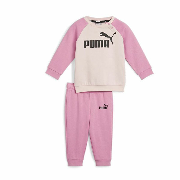 Träningsoverall, Barn Puma Minicats Ess Raglan Jogger Fl Rosa