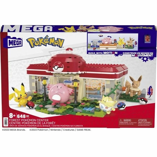 Konstruktionssats Pokémon Mega Construx - Forest Pokémon Center