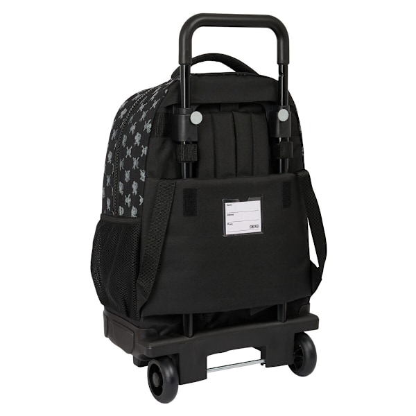Skolväska med hjul One Piece Svart 33 x 45 x 22 cm