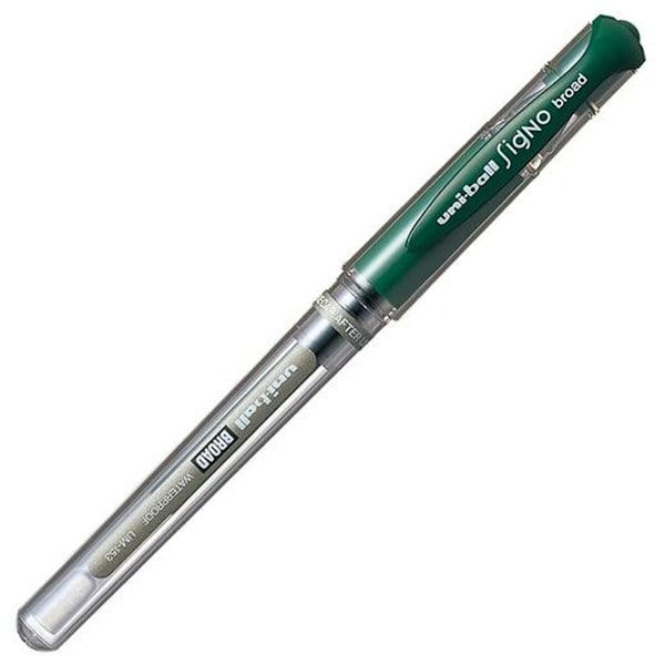 Penna för flytande bläck Uni-Ball Signo Broad UM-153 W Grön 0,6