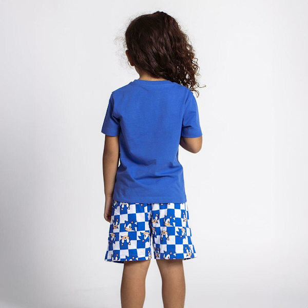 Pyjamas Barn Sonic Blå 5 år