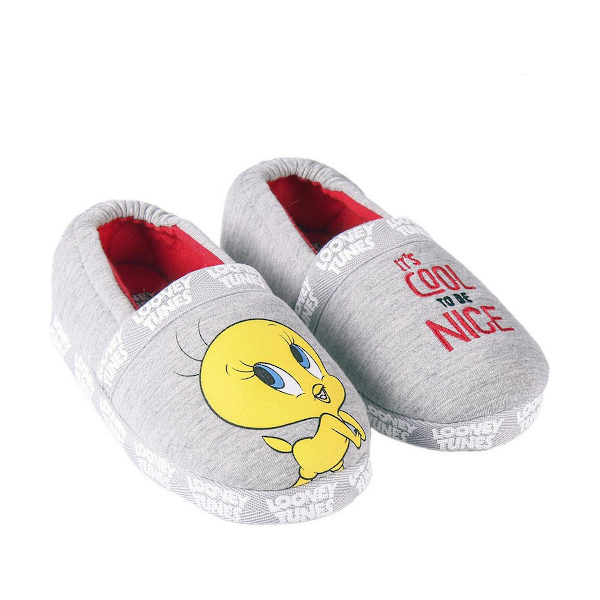 Hustofflor Looney Tunes Ljusgrå 30-31
