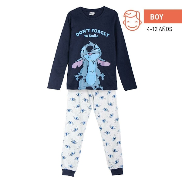 Pyjamas Barn Stitch Blå 8 år