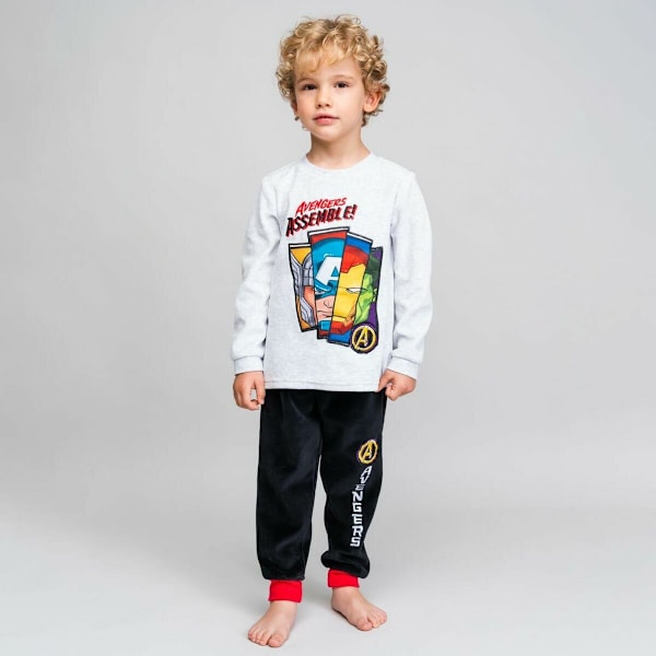 Pyjamas Barn The Avengers Grå 3 år