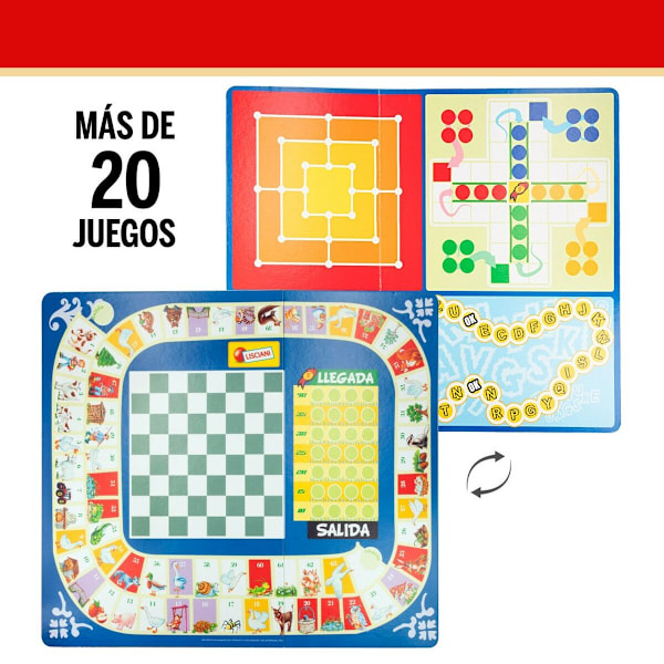 Sällskapsspel Lisciani Giochi Juegos reunidos 40 x 0,1 x 33 cm