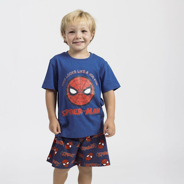Pyjamas Barn Spider-Man Blå 7 år