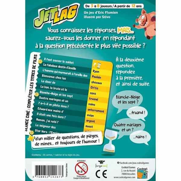 Sällskapsspel Asmodee JetLag (FR)