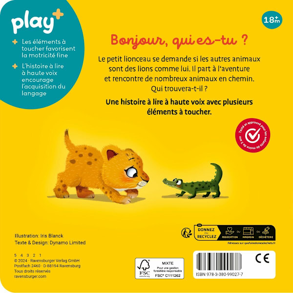 Min första musikbok Ravensburger Are you a lion like me?