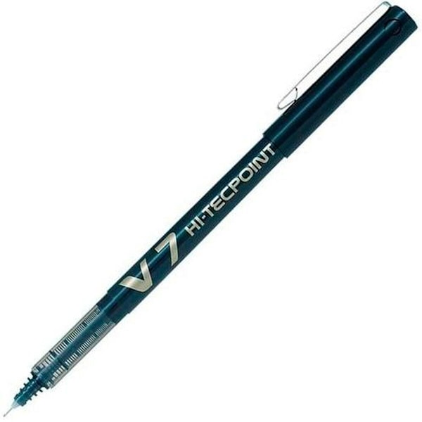 Penna för flytande bläck Pilot V-7 Hi-Tecpoint Svart 0,5 mm (12