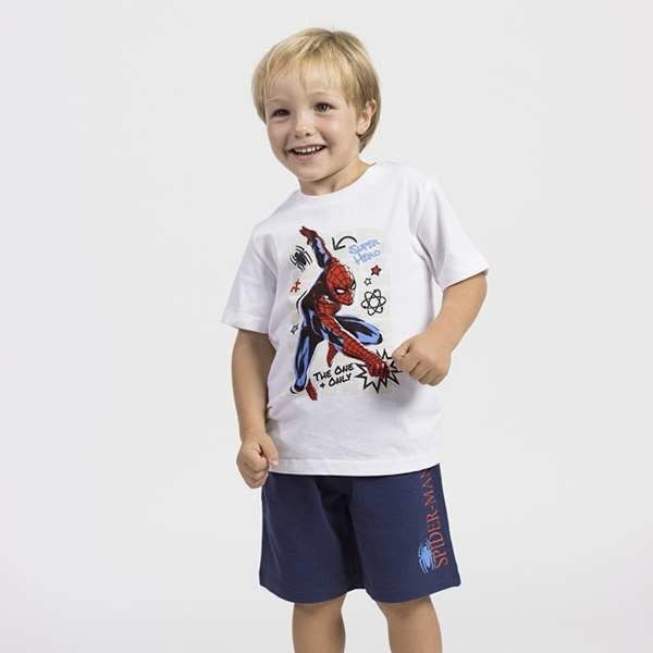 Set av kläder Spider-Man Vit 3 år